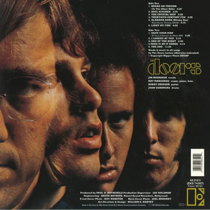 Back cover — The DOORS — The Doors