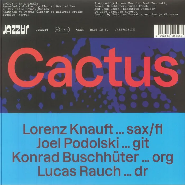 Обратная сторона обложки — CACTUS — In A Garage