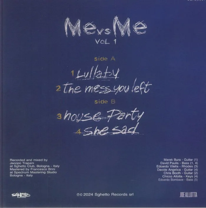 Back cover — Joe ALLOTTA — Me Vs Me Vol 1
