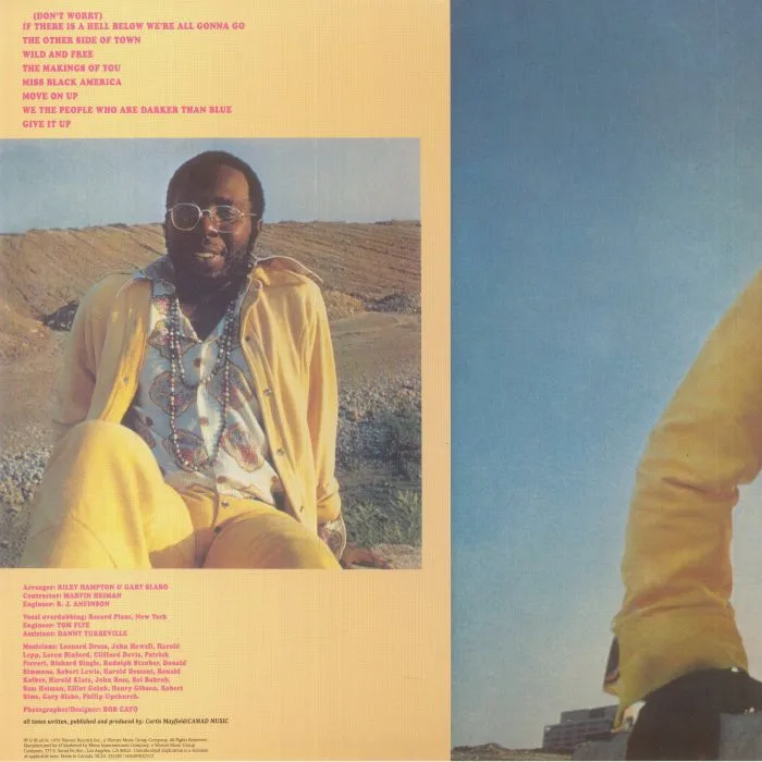 Обратная сторона обложки — Curtis MAYFIELD — Curtis (reissue)