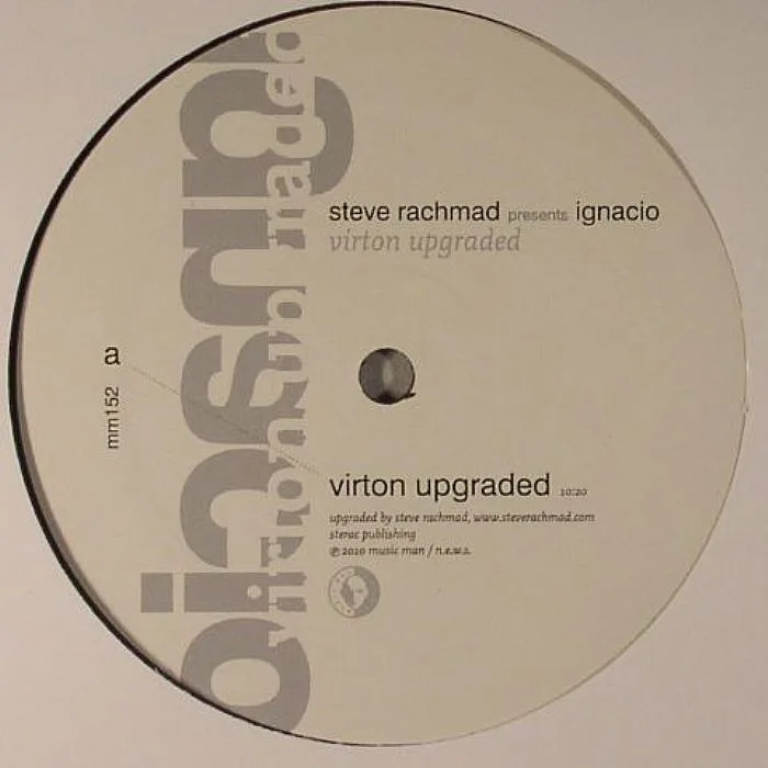 Лицевая сторона обложки — Steve RACHMAD presents IGNACIO — Virton Upgraded