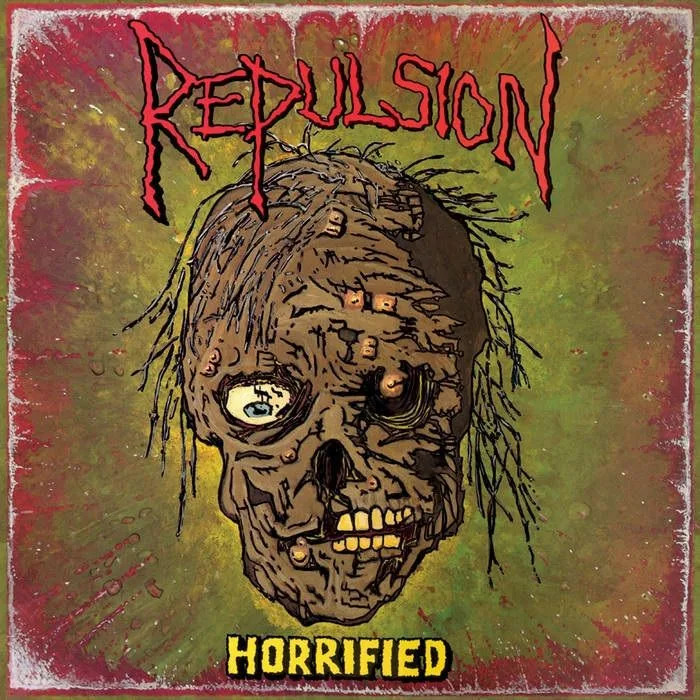 Back cover — REPULSION — Horrified (reissue)