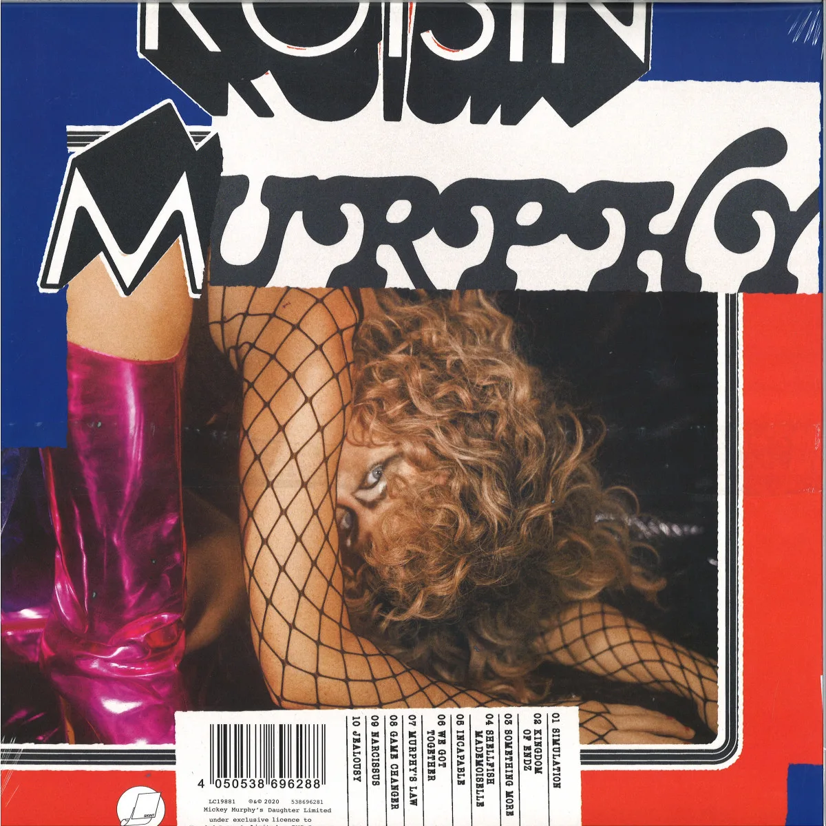 Обратная сторона обложки — Róisín Murphy — Róisín Machine LP 2x12"