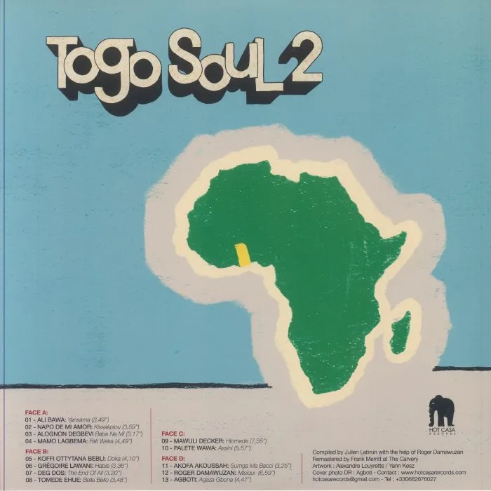 Обратная сторона обложки — VARIOUS — Togo Soul Volume 2 (remastered)