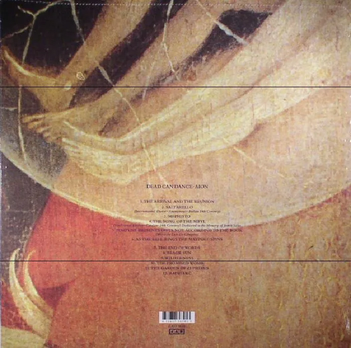 Back cover — DEAD CAN DANCE — Aion (remastered)