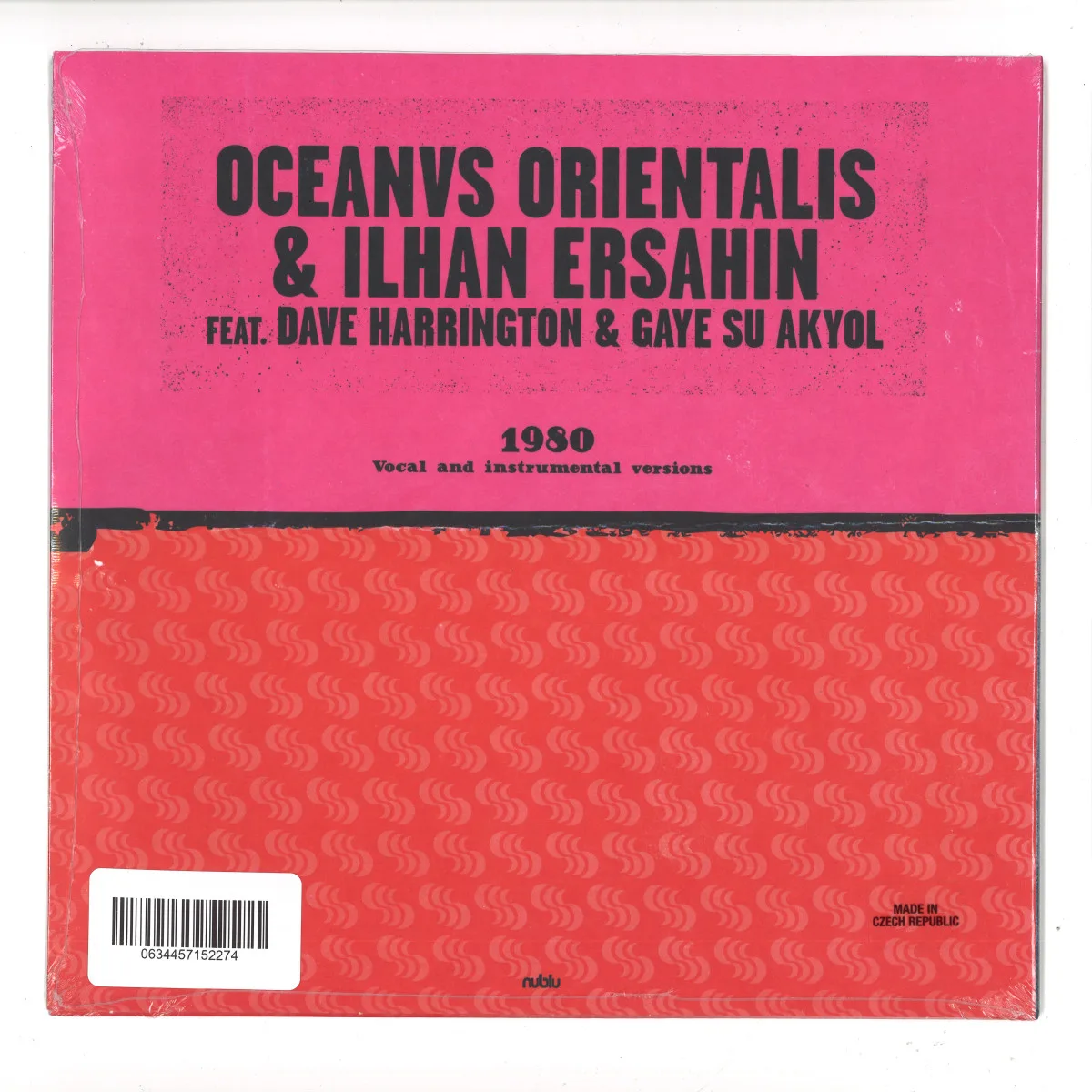 Back cover — Oceanvs Orientalis & Ilhan Ersahin — 1980