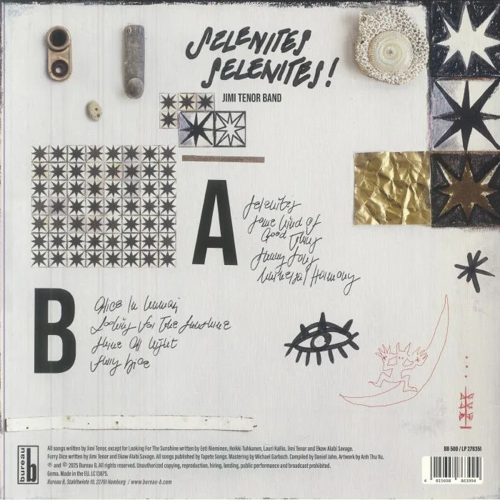 Обратная сторона обложки — JIMI TENOR BAND — Selenites Selenites!