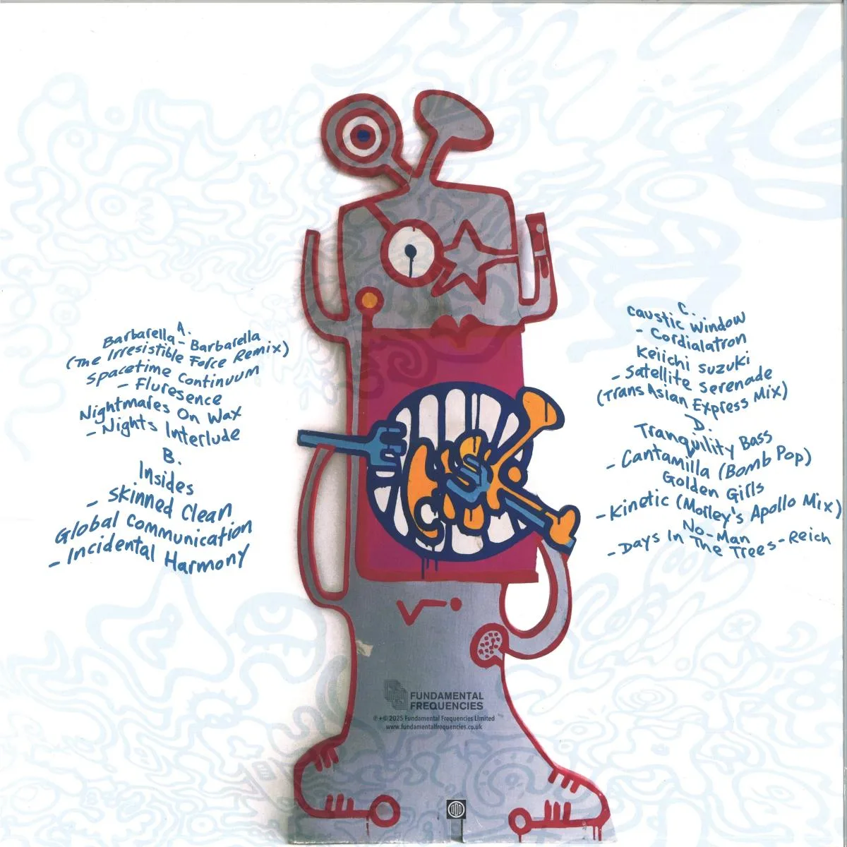 Back cover — Various — Telepathic Fish: Trawling The Early 90s Ambient Underground 2x12"