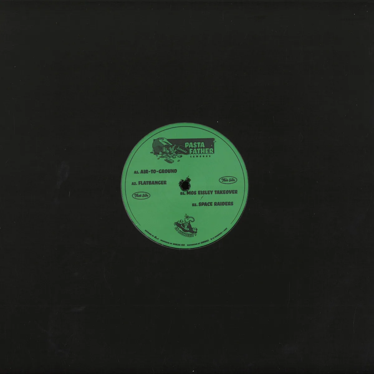 Back cover — Sunaas — Pastafather EP