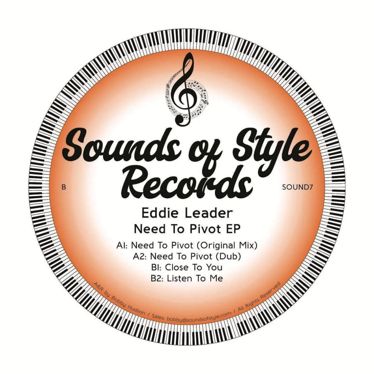 Обратная сторона обложки — Eddie Leader — Need To Pivot EP
