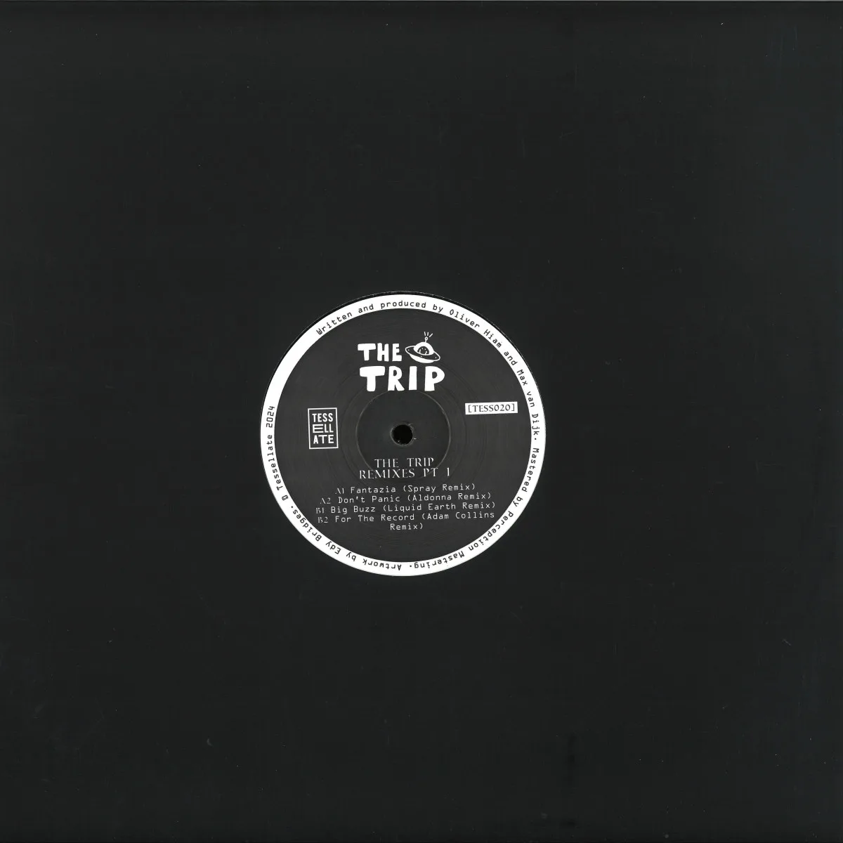 Back cover — The Trip — Remixes, Pt. 1
