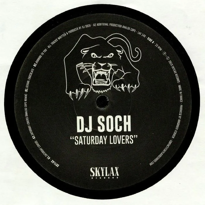 Лицевая сторона обложки — DJ SOCH — Saturday Lovers