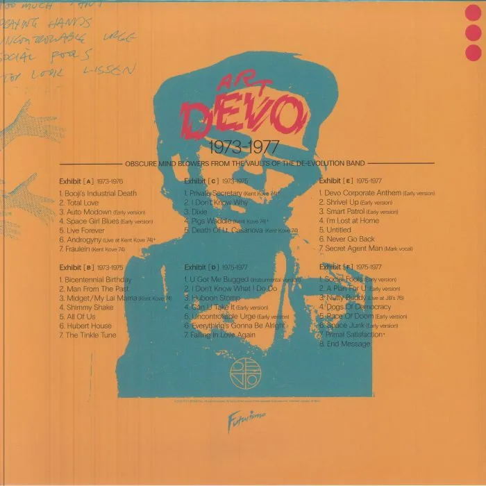 Back cover — DEVO — Art Devo 1973-1977 (B-STOCK)