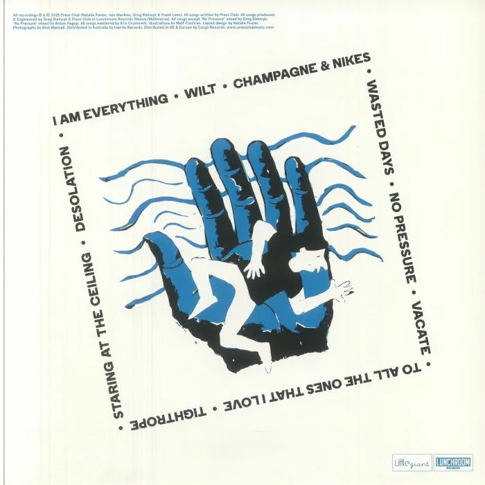 Back cover — PRESS CLUB — To All The Ones That I Love