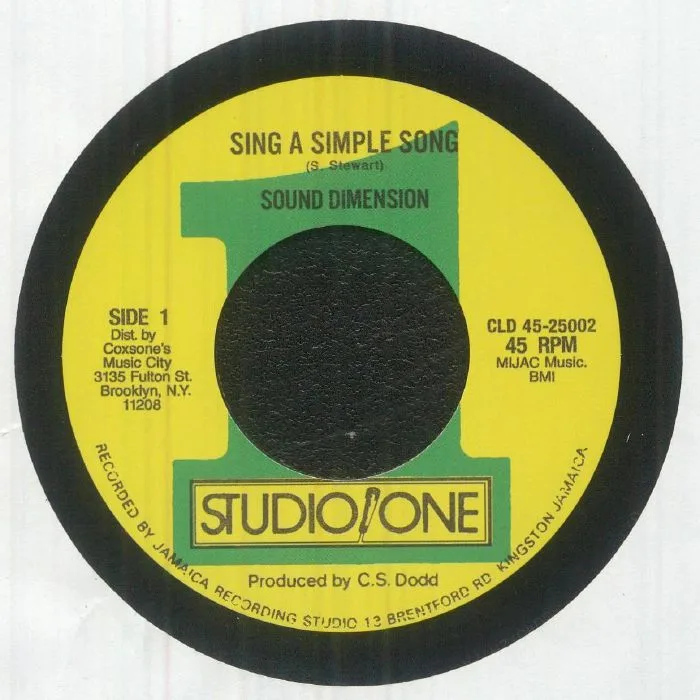 SOUND DIMENSION / MERLENE WEBBER — Sing A Simple Song