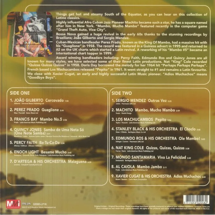 Обратная сторона обложки — VARIOUS — Latino (reissue)