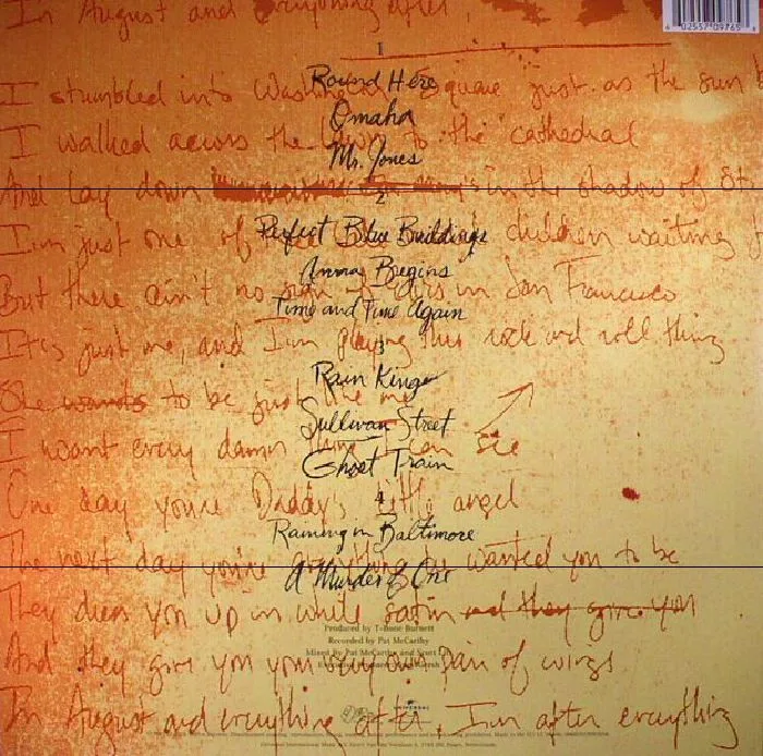 Back cover — COUNTING CROWS — August & Everything After (reissue)