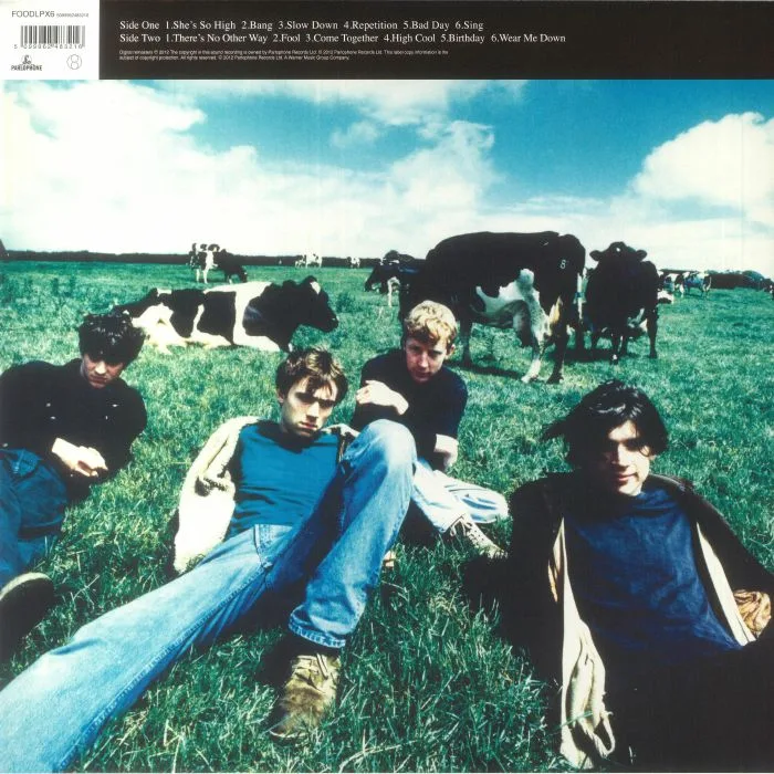 Обратная сторона обложки — BLUR — Leisure (remastered)