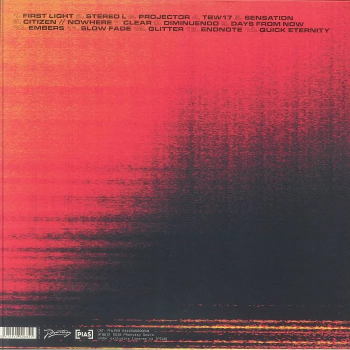 Обратная сторона обложки — Daniel AVERY — Song For Alpha