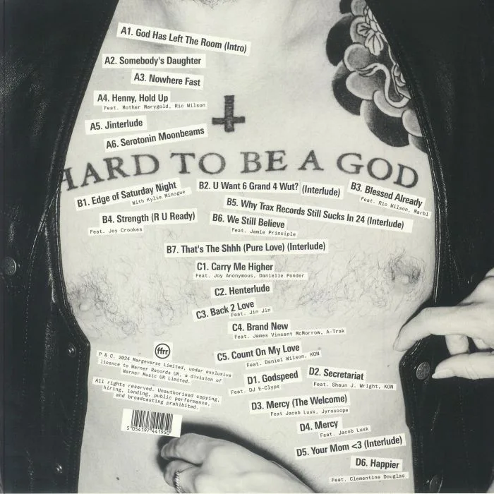 Обратная сторона обложки — The BLESSED MADONNA — Godspeed
