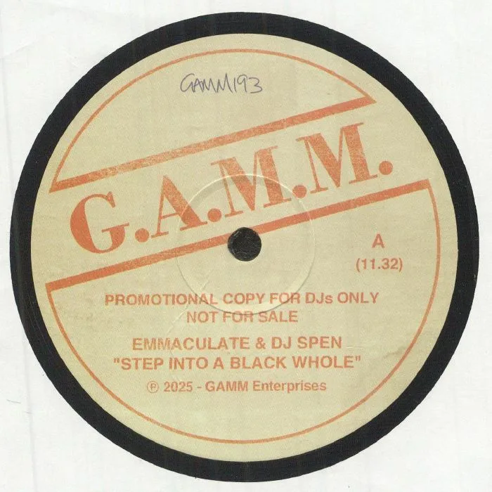 EMMACULATE / DJ SPEN — Step Into A Black Whole