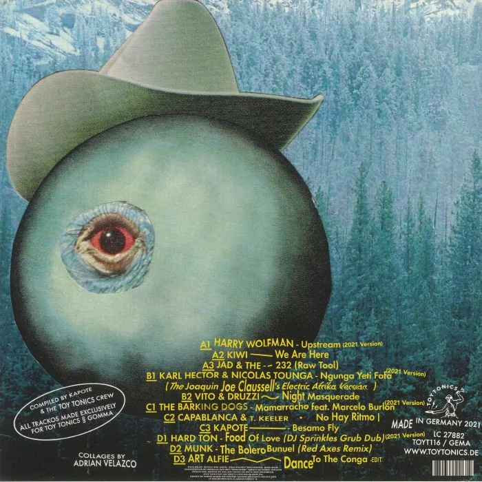 Обратная сторона обложки — Various — Kapote pres Mushroom House Vol 2 (2x12")