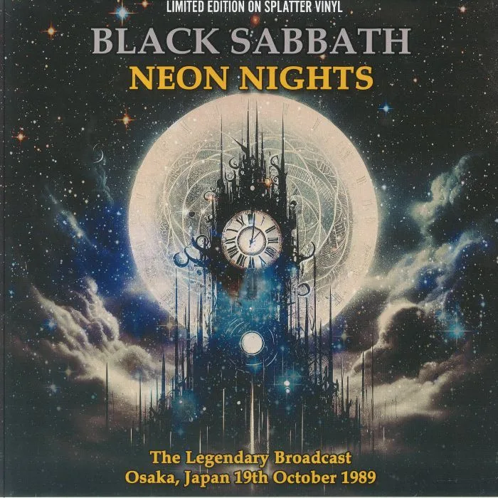 BLACK SABBATH — Neon Nights: The Legendary Broadcast Osaka Japan 19th October 1989