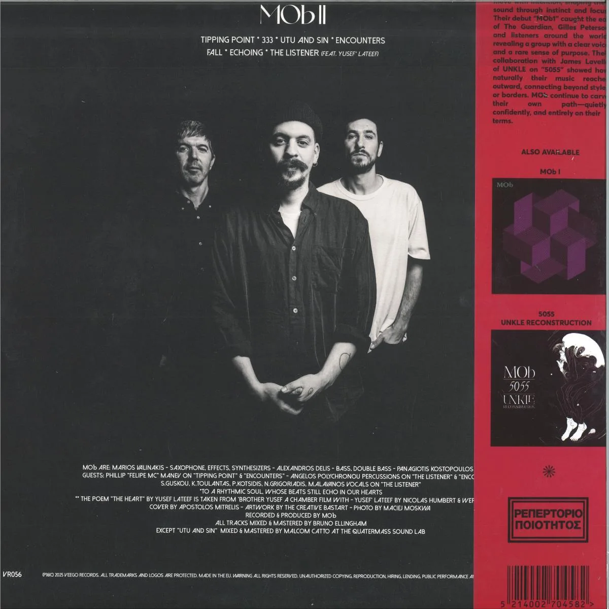 Обратная сторона обложки — MOb — II (2) LP