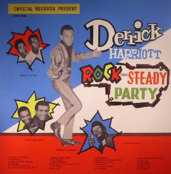 Лицевая сторона обложки — Derrick HARRIOTT / VARIOUS — Rock Steady Party