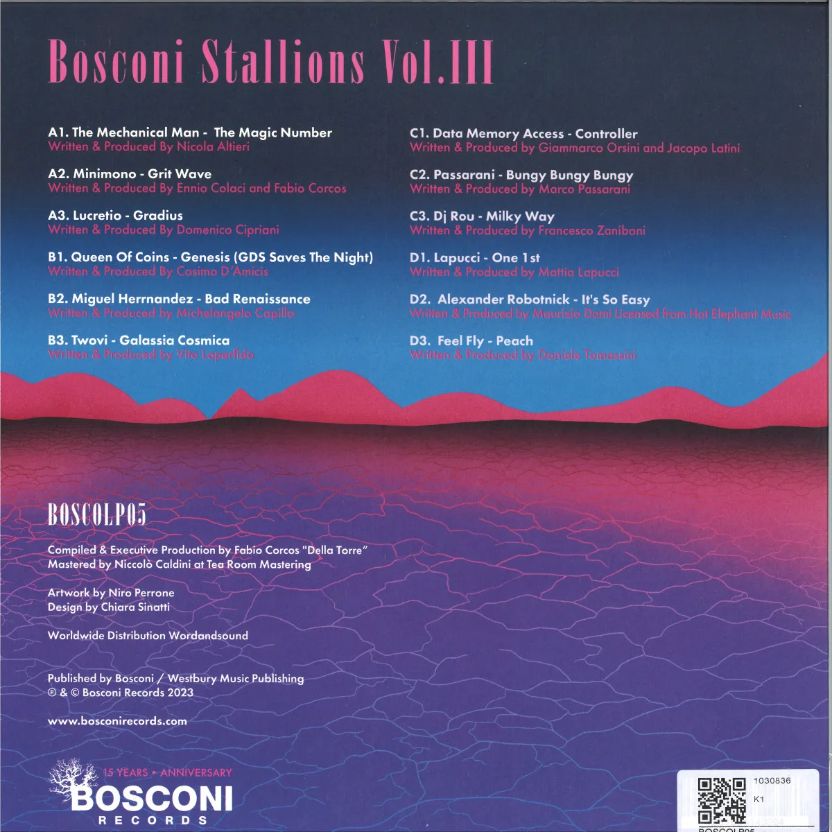 Обратная сторона обложки — Various — BOSCONI STALLIONS VOL.III (2x12")