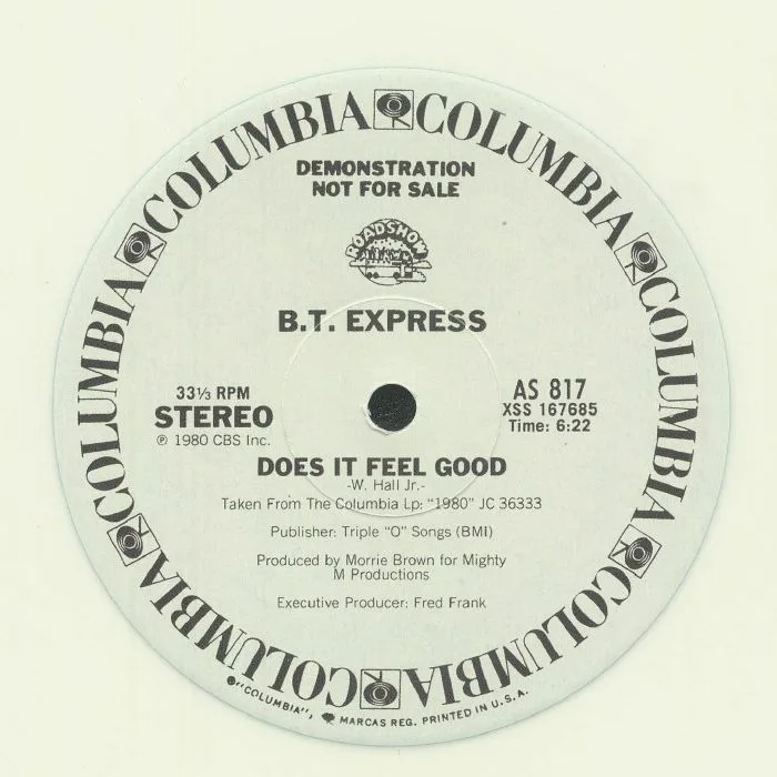 Лицевая сторона обложки — BT EXPRESS — Does It Feel Good (reissue)