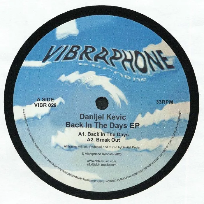 Лицевая сторона обложки — Danijel KEVIC — Back In The Days EP