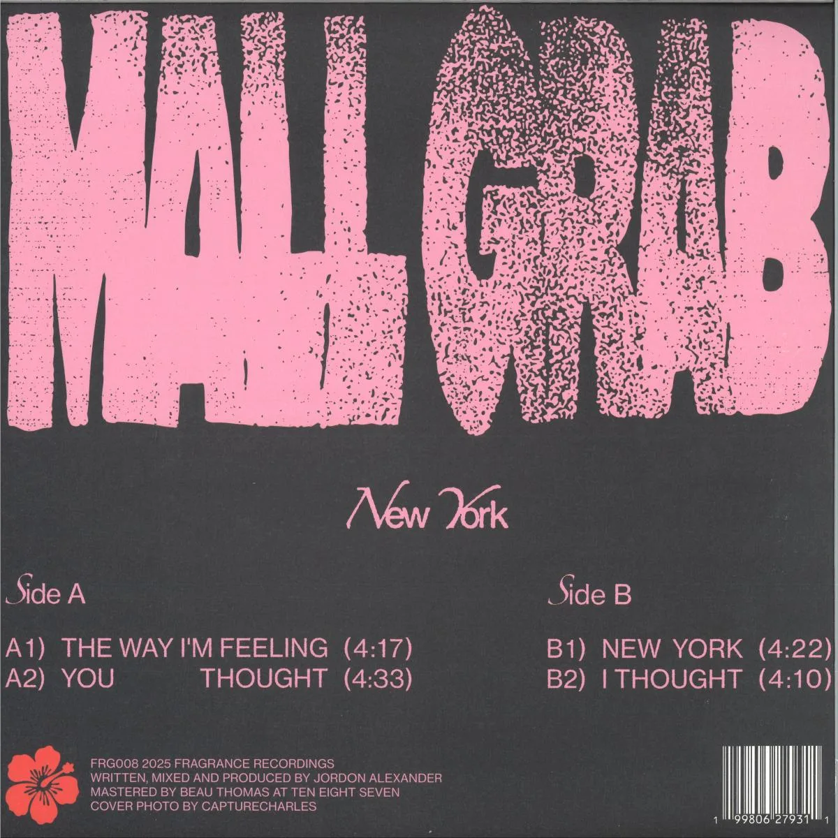 Back cover — Mall Grab — New York EP