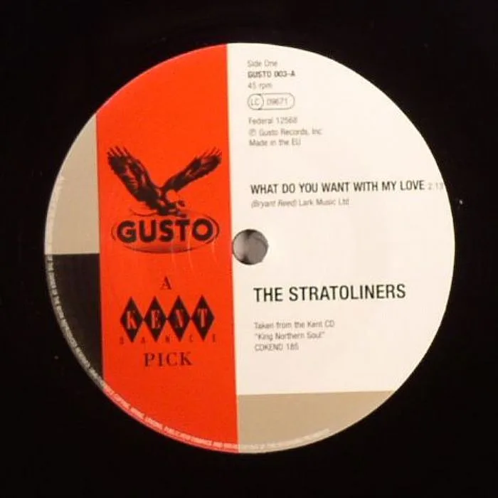 The STRATOLINERS / LITTLE WILLIE JOHN — What Do Want With My Love