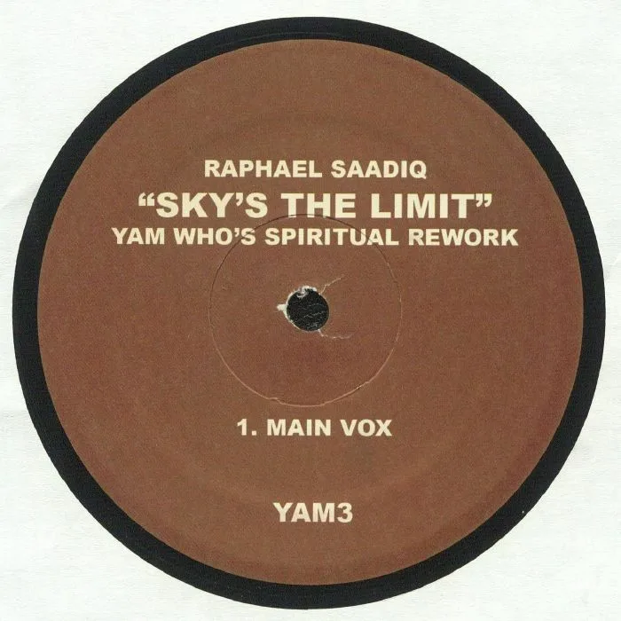 Back cover — Raphael SAADIQ — Sky's The Limit (Yam Who's "Spiritual" Rework) (B-STOCK)