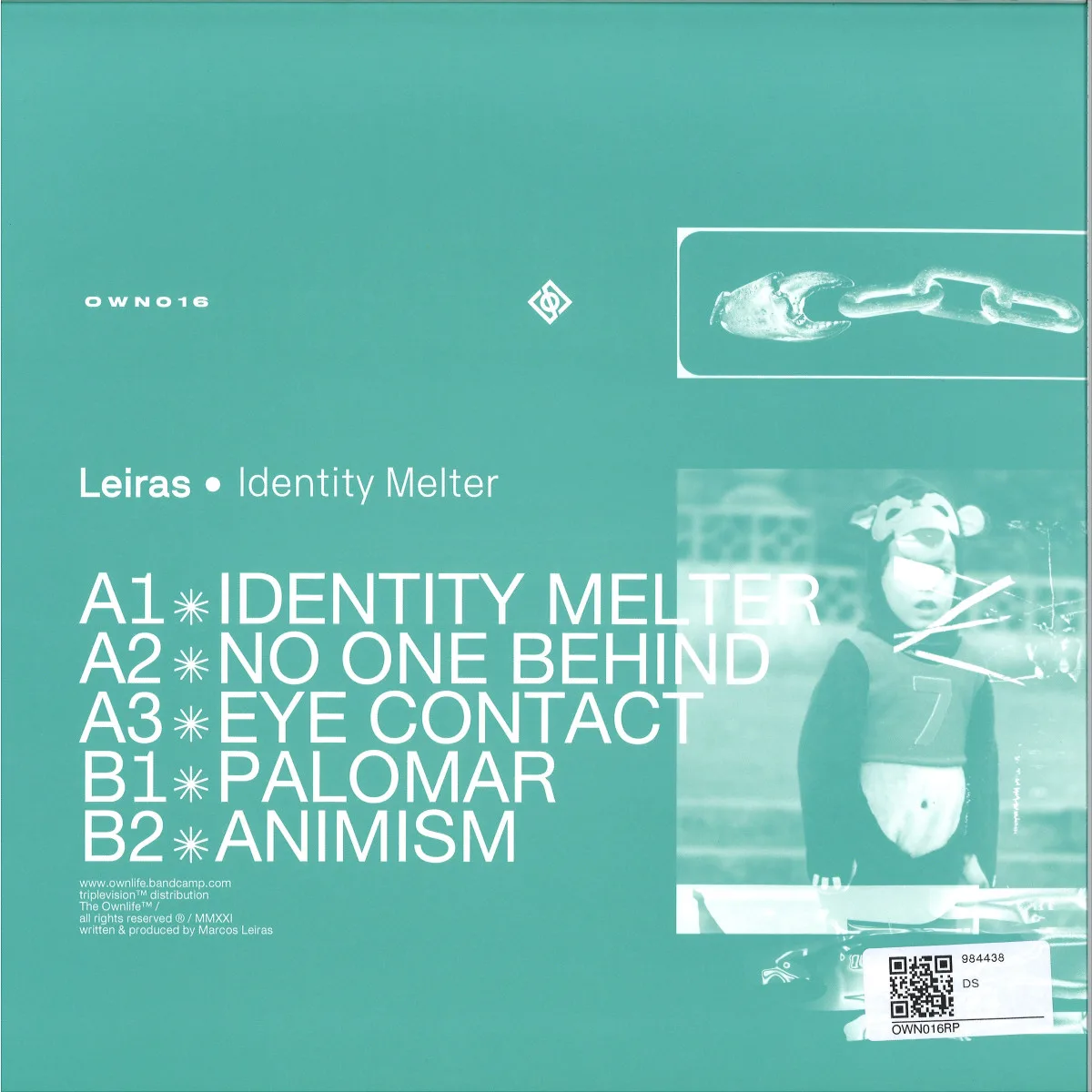Back cover — Leiras — Identity Melter