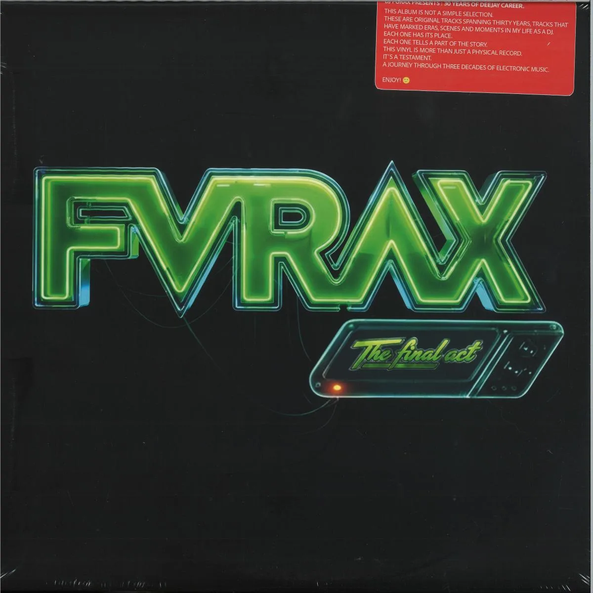 Front cover — Various — FURAX - THE FINAL ACT (30 YEARS) LP 3x12”