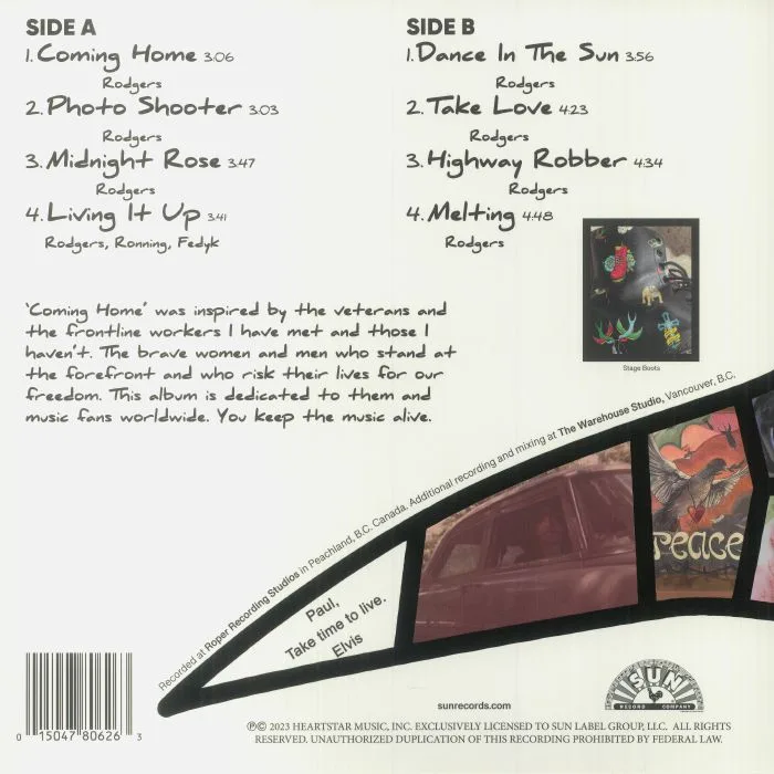 Back cover — Paul RODGERS — Midnight Rose