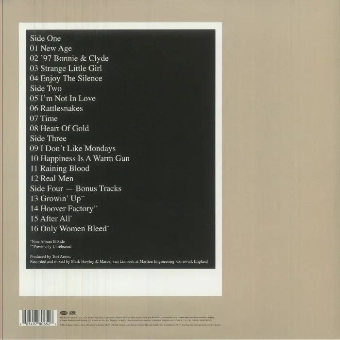 Back cover — Tori AMOS — Strange Little Girls (Heart Of Gold Version)