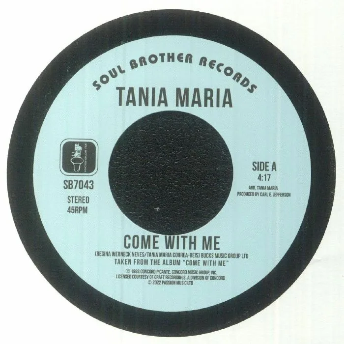 Front cover — TANIA MARIA — Come With Me (reissue)