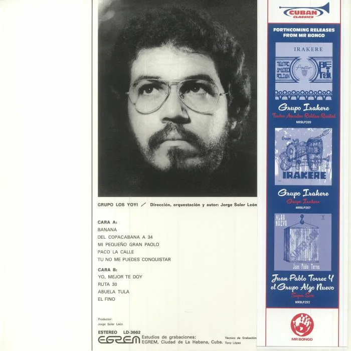 Back cover — GRUPO LOS YOYI — Yoyi (reissue)