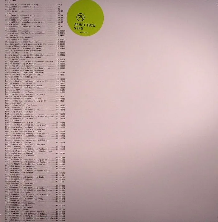 APHEX TWIN — Syro