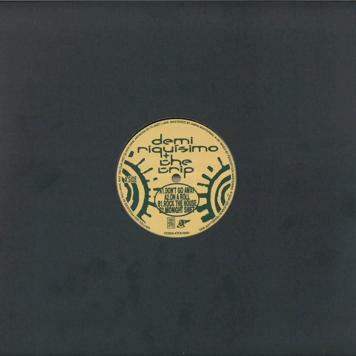 Back cover — Demi Riquísimo&The Trip — Don't Go Away EP