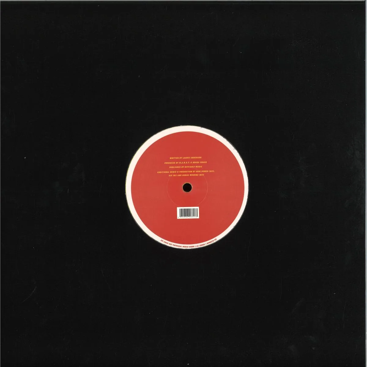 Back cover — M.a.n.d.y. Vs Booka Shade Feat. Laurie Anderson — O Superman 2025