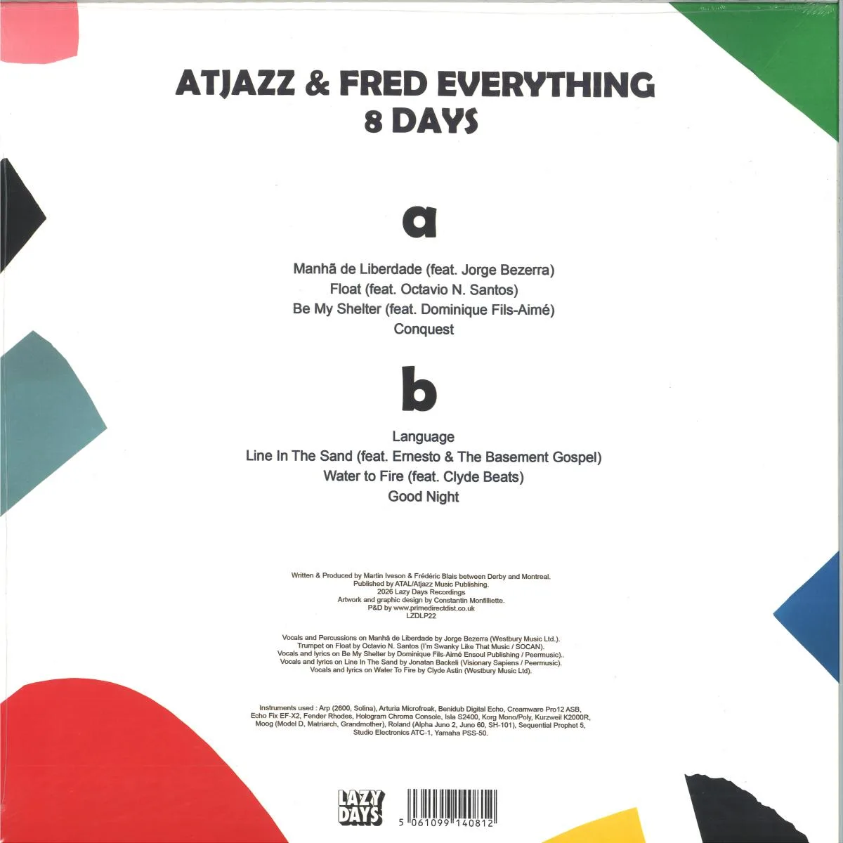 Обратная сторона обложки — Atjazz / Fred Everything — 8 Days