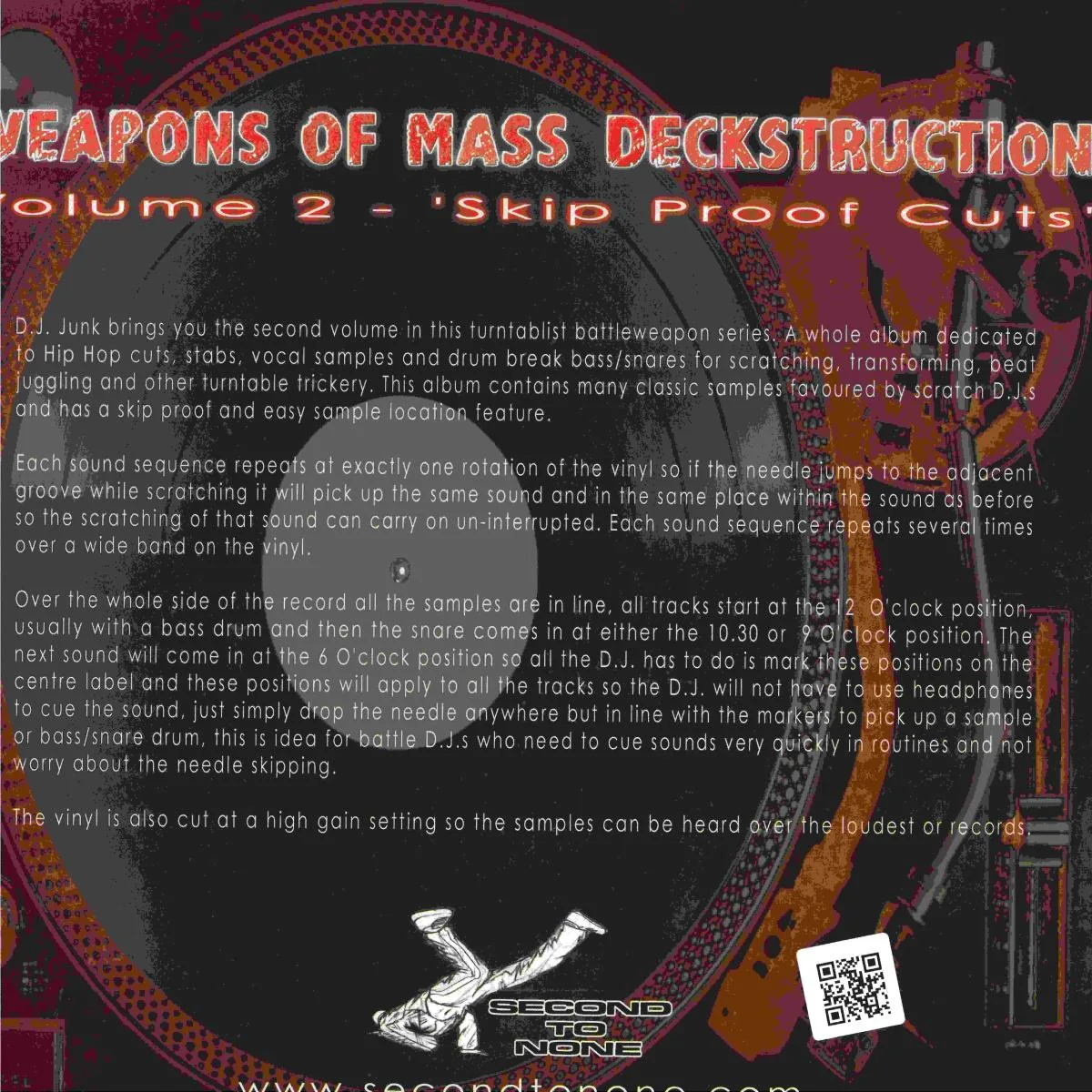 Back cover — Weapons Of Mass Deckstruction — Vol 2 - Skip Proof Cuts