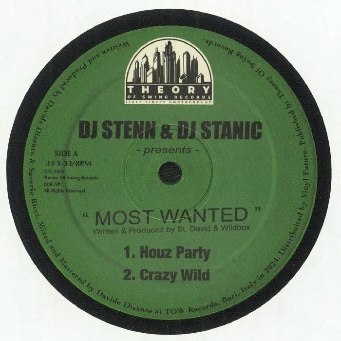 Лицевая сторона обложки — DJ STENN / DJ STANIC — Most Wanted