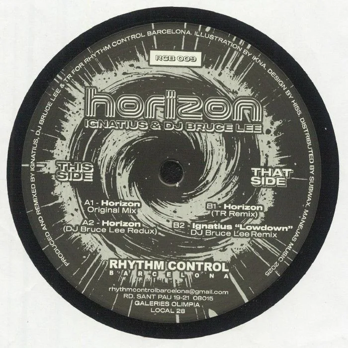 Front cover — IGNATIUS / DJ BRUCE LEE — Horizon