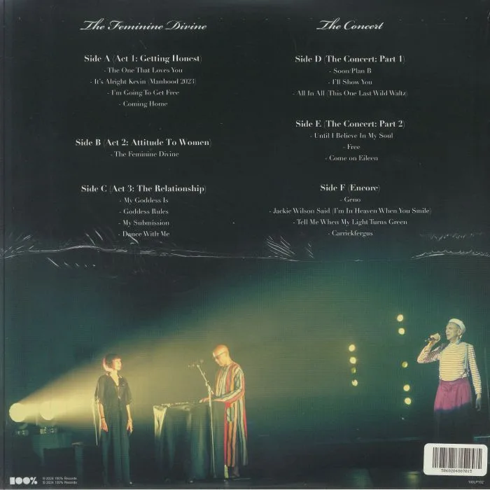 Back cover — DEXYS — The Feminine Divine / Dexys Classics: Live!