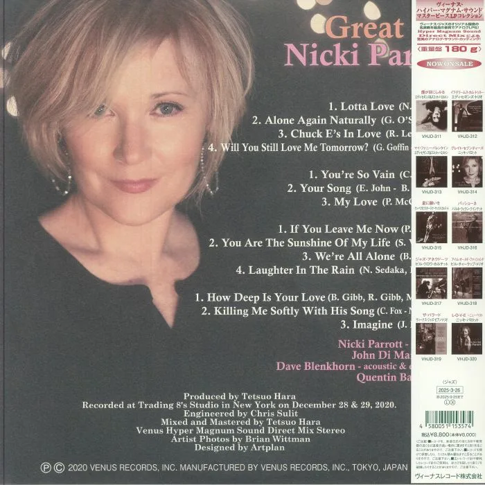 Back cover — Nicki PARROTT — Great 70's